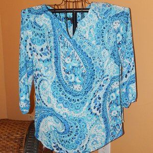 Ladies Talbots Tunic Shirt - Top - Blouse  XL